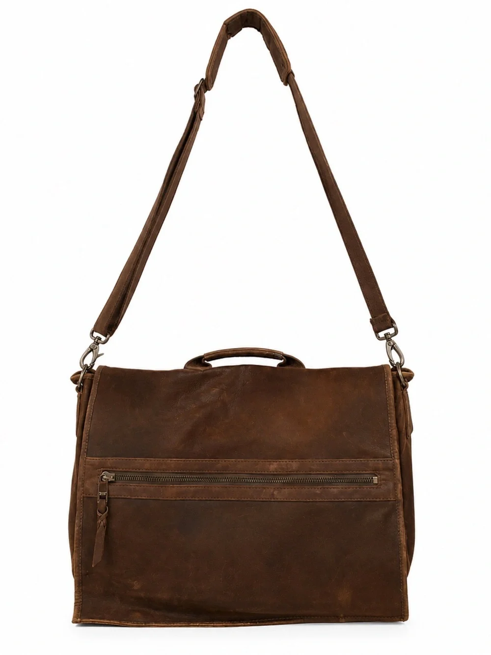 Andrew Marc Vintage brown Leather Laptop Brief Case